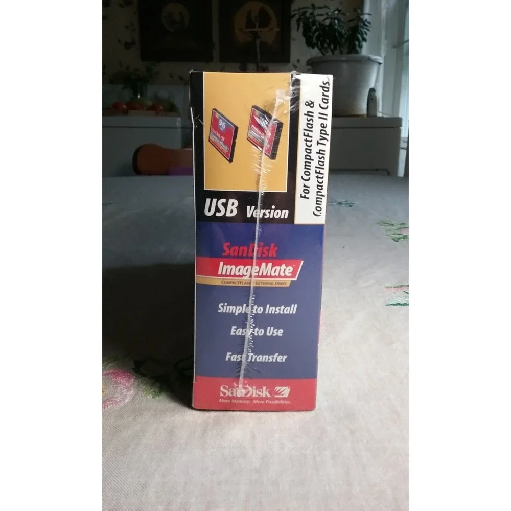1999 SanDisk ImageMate CompactFlash USB External Drive SDDR-05-01 New Sealed
